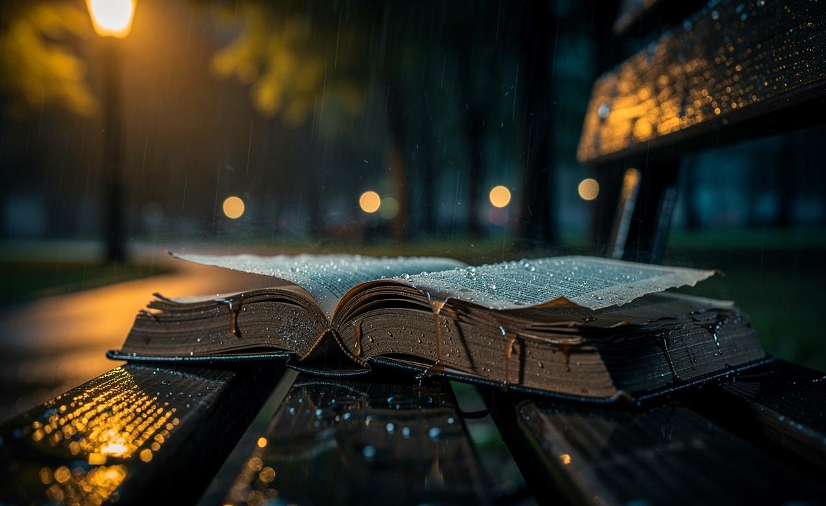 Immer mehr Menschen lassen ihre Bücher im Regen liegen, Literaturforscher enthüllen das Motiv