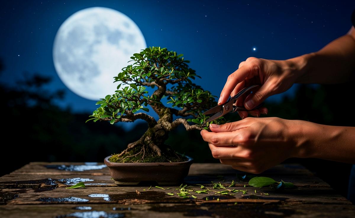 Warum Leute ihre Bonsais nach dem Mond trimmen, erfahrene Gärtner erklären den Trend